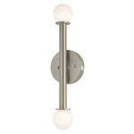 Lane Color-Select Wall Sconce - Satin Nickel / White