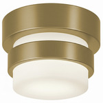 Miami Color-Select Ceiling Light - Antique Brass / White