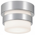 Miami Color-Select Ceiling Light - Polished Chrome / White