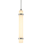 Miami Color-Select Pendant - Polished Chrome / White