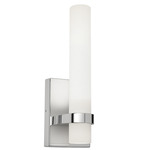 Miami Color-Select Wall Sconce - Polished Chrome / White