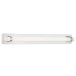 Miami Color-Select Bathroom Vanity Light - Polished Chrome / White