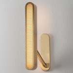 Colt Single Wall Sconce - Brushed Brass / Opal