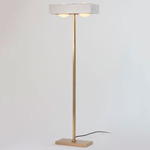 Kernel Floor Lamp - Brass / White