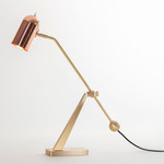 Stasis Table Lamp - Brushed Brass / Copper