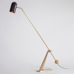 Stasis Floor Lamp - Brushed Brass / Bronze