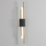 Tanto Wall Sconce - Black Marble / Brushed Brass