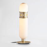 Occulo Table Lamp - Brushed Brass / Opal