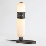 Occulo Side Table Lamp - Dark Bronze / Opal