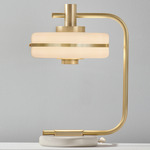 Masina Table Lamp - Brushed Brass / Textured Cream