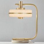 Masina Table Lamp - Brushed Brass / Satin Dove