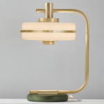 Masina Table Lamp - Brushed Brass / Satin Olive