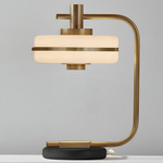 Masina Table Lamp - Antique Brass / Black