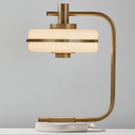 Masina Table Lamp - Antique Brass / Textured Cream