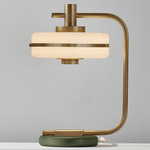 Masina Table Lamp - Antique Brass / Satin Olive