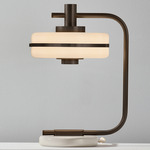 Masina Table Lamp - Dark Bronze / Textured Cream