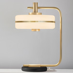 Masina Table Lamp - Brushed Brass / Black