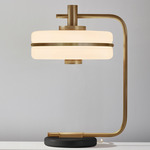 Masina Table Lamp - Antique Brass / Black