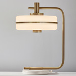 Masina Table Lamp - Antique Brass / Textured Cream