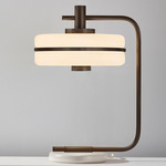 Masina Table Lamp - Dark Bronze / Textured Cream