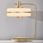 Masina Table Lamp - Brushed Brass / Satin Dove