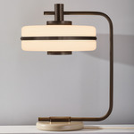 Masina Table Lamp - Dark Bronze / Satin Dove