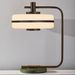 Masina Table Lamp - Dark Bronze / Satin Olive