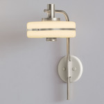 Masina Wall Sconce - Satin Nickel / Textured Cream