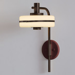 Masina Wall Sconce - Dark Bronze / Oxblood