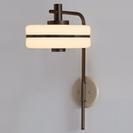 Masina Wall Sconce - Dark Bronze / Satin Dove
