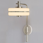 Masina Wall Sconce - Satin Nickel / Textured Cream