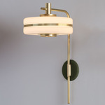 Masina Wall Sconce - Brushed Brass / Satin Olive