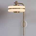 Masina Wall Sconce - Antique Brass / Textured Cream