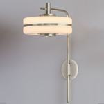 Masina Wall Sconce - Satin Nickel / Textured Cream