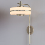 Masina Wall Sconce - Satin Nickel / Satin Dove
