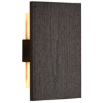 Tersus Wood Wall Sconce - Dark Stained Walnut