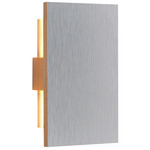Tersus Metallic Wall Sconce - Maple / Brushed Aluminum