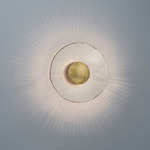 Inviso Wall Sconce - Walnut / Mottled Brass / Mottled Brass
