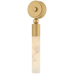 Augustin Wall Sconce - Vintage Brass / Alabaster