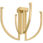 Frankfurt Chandelier - Vintage Brass / Piastra