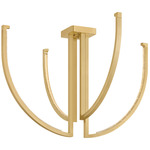 Frankfurt Chandelier - Vintage Brass / Piastra