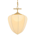 Hoshi Pendant - Vintage Brass / Silk