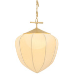 Hoshi Pendant - Vintage Brass / Silk