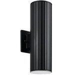 Portillo Outdoor Dual Wall Light - Black