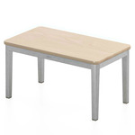 Navy Lounge Side Table - Ash / Hand Brushed
