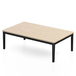 Navy Lounge Rectangle Coffee Table - Black / Ash