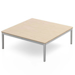 Navy Lounge Square Coffee Table - Ash / Hand Brushed