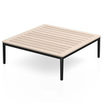 Navy Lounge Square Outdoor Coffee Table - Black / Accoya