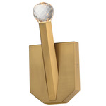 Allumettes Wall Sconce - Gold / Crystal