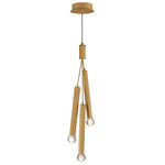 Allumettes Multi-Light Pendant - Gold / Crystal